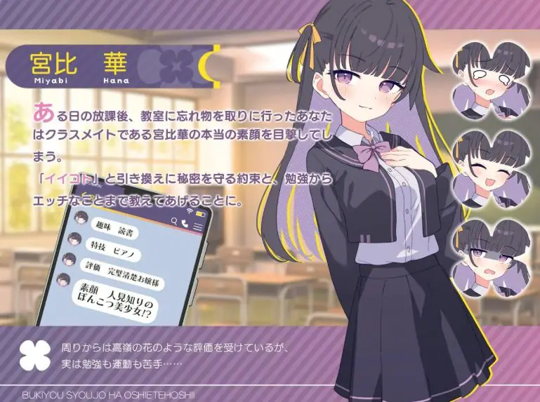 笨拙少女想让你教教她嘛!(不器用少女は教えてほしいっ) AI汉化下载 | 740M [PC/养成/SLG游戏/存档]