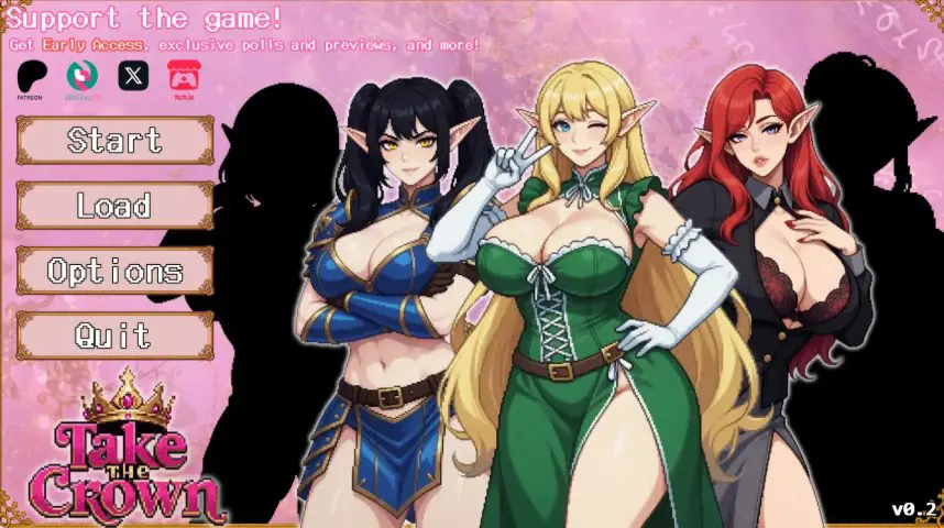 精灵少女夺冠记(Take the Crown) v0.5 AI汉化下载 | 3.9G [PC/安卓/日系/SLG游戏/沙盒]